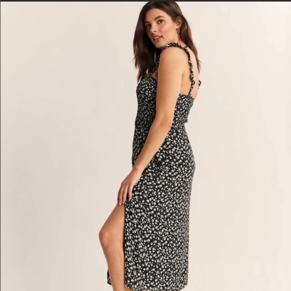 NWT Abercrombie smocked midi dress